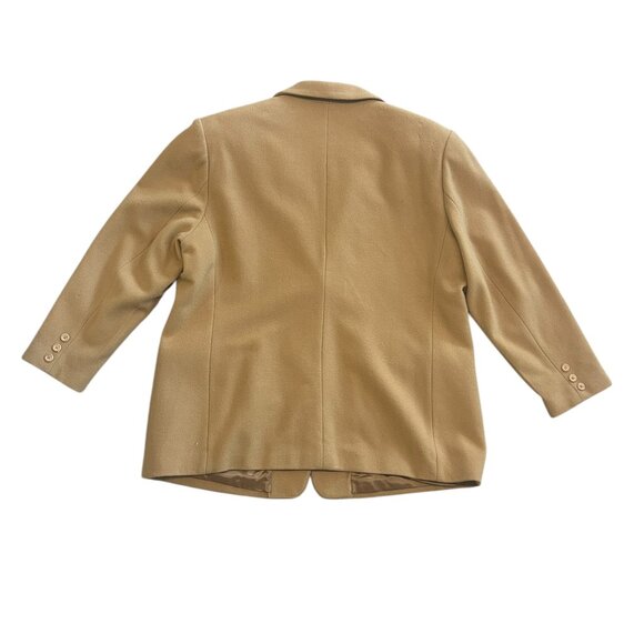 Vintage Nygard Camel Wool Cashmere Blazer Women's 16P Lined Classic Career Coat - Picture 2 of 6